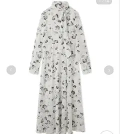 フレイアイディー　デザインボウタイシアープリントワンピース