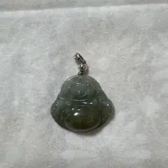 翡翠 仏像デザイン ペンダント