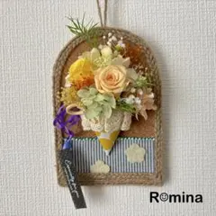 春彩る壁掛け〜プリザーブドフラワー