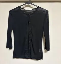 美品　abahouse devinette 七分袖カーディガンのサムネイル
