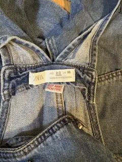 zara kids デニムオーバーオール　98cm