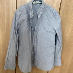 H&M ストライプ コットン長袖シャツ　170サイズ