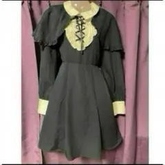 アクシーズ クラシカル ケープ ワンピ