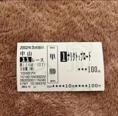 2026年最新】ナリタトップロード 馬券の人気アイテム - メルカリ