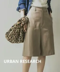 URBAN RESEARCH フェイクレザーハーフパンツ