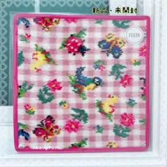 新品★フェイラー FEILER ハイジチェック ハンカチ WEB限定 ピンクのサムネイル
