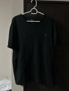 Polo Ralph Lauren ブラック Vネック Tシャツ L