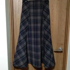 ROPE PICNIC ロペピクニック チェックセミマーメイドスカート 36