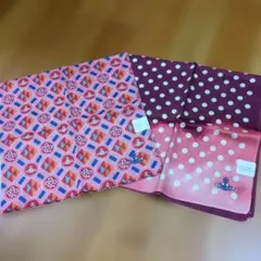 週末♪新品♪ヴィヴィアンウエストウッド☆ハンカチ　２枚