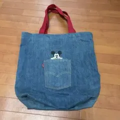 デニム＆ダンガリー ミッキー コラボ トートバッグ - メルカリ