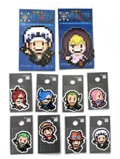 ピクセルアート　ステッカー　ワンピース　コラソン　ロー　ジェルマ66 新世界