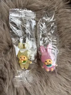 モンチッチ めじるしアクセサリー ピンク＆イエロー