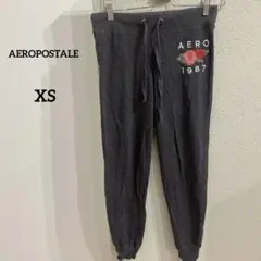 海外古着 ヴィンテージ レディース　グレー ジョガーパンツ ロゴ入り　XS