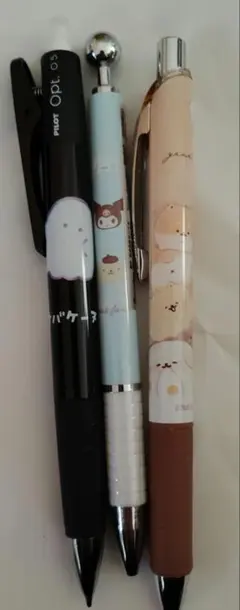 キャラクター シャープペンシル 3本セット