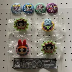 パワーパフ ガールズ ライトクリップ」缶バッジセット人気カプセルトイ