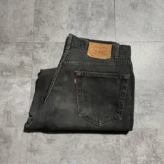 90s カナダ製 USA企画 ブラックデニム リーバイス 550 W34 L34