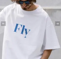 【CAMBIO】プリントTシャツ ホワイト Fly I canのサムネイル