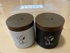 スヌーピー メタル缶セット 2個