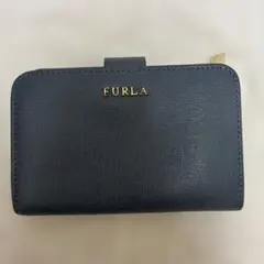 FURLA 二つ折り財布 ネイビー