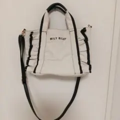 MILY BILET フリルデザイン ショルダーバッグ