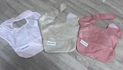 [乾燥機OK]お食事エプロン 3枚セット 防水素材