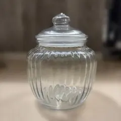 ガラスキャニスター 密閉保存瓶 リブデザイン - メルカリ