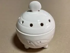 MENARD ホワイト アロマポット 陶器製 小物いれ 香炉のサムネイル