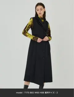 【美品】ユナイテッドトウキョウ ダブルカラーベストワンピース サイズ2