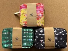 新品 未開封/3点セット/JALビジネスクラス アメニティポーチ