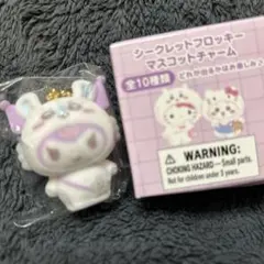 ちいかわ×サンリオ シークレットフロッキーマスコットチャーム クロミ(モモンガ)