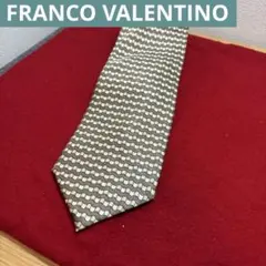 FRANCO VALENTINO スクエア柄 格子柄 メンズネクタイ