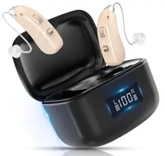 楽ちんヒアリング【新品未使用】 新品未使用】楽ちんヒアリング 充電式集音器 無段階音量調整