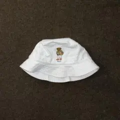 POLO RALPH LAUREN ポロベアー　バケットハット　ホワイト L