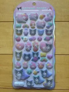 【正規品】サンリオ コットンパフィーシール マイメロ クロミ