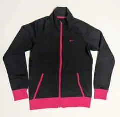 Nike DRY-FIT ジップアップジャ−ジ ブラック/ピンクサイズM