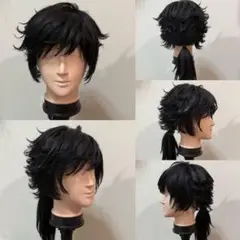 鬼滅の刃 冨岡義勇 コスプレ セット済みウィッグ 即納】鬼滅の刃 冨岡義勇 セット済みウィッグ 鬼滅の刃冨岡義勇
