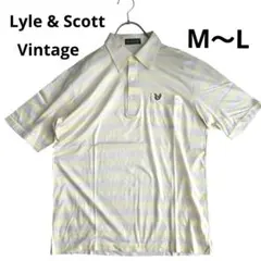 Lyle & Scott ポロシャツ イエロー/ホワイトストライプのサムネイル
