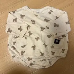ロンパース　くま　フタフタ　70