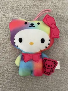 【マクドナルド】平成 キティぬいぐるみ 日焼けサロ 虹色 【ハッピーセット】