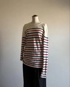 00s Basque Shirt Style Cotton Cut-sew