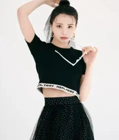 redyazel Tシャツ レディース ロゴジャガード切り替えプルオーバー