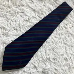 《美品90s昭和レトロ人気》ダンヒルdunhillストライプネクタイタリア製