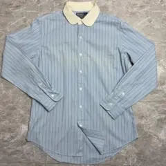 ポロラルフローレン クレリック ストライプ シャツ L