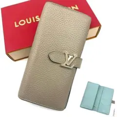 ルイヴィトン トリヨン LVヴェルティカル ベージュ 長財布 ウォレット