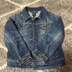 子供服　春物　美品　GAP デニムジャケット 110cm 濃い青
