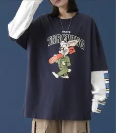 HOOK 重ね着風Tシャツ
