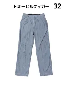 ★TOMMYHILFIGER★グレーストライプ　パンツ　32✖️32 M相当のサムネイル
