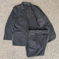 ユニクロ　UNIQLO セットアップ　ジャケット　パンツ　スーツ　ブラック