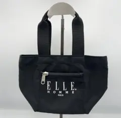 ELLE HOMME エルオムミニトートバッグ ブラック 黒のサムネイル