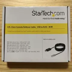 【新品未使用】StarTech.com 互換コンソールケーブルRJ45-USB